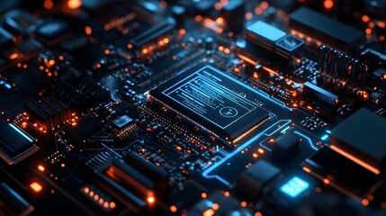 Update software application and hardware upgrade technology concept. 