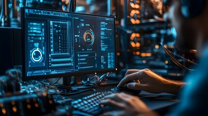 Update software application and hardware upgrade technology concept. 