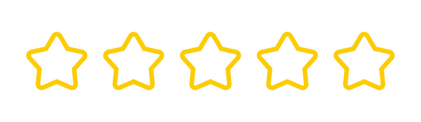 Wall Mural - five star rating