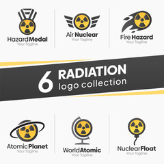 Atomic Shape Logo Template Set. Good for Business, Agency, Community and Organization