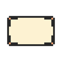 border frame rectangle pixel art