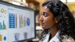 © RedTroSpce AI Gen By - Researcher Analyzing Data on Computer Screen