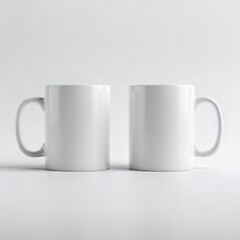 Wall Mural - Blank coffee mug mockup to add custom design