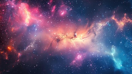 Aufkleber - Northern lights, space, colorful astronomy.