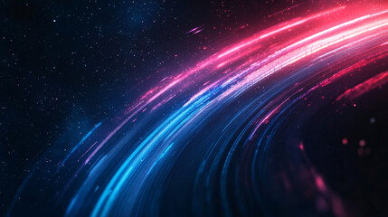 Wall Mural - abstract cosmic background with vibrant colors