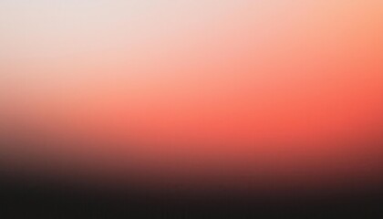 Aufkleber - Dreamy Sunset Gradient with Warm Coral and Soft Charcoal Fade. Perfect for Web Design, Minimalist Backgrounds, Calming Visual Concepts, and Modern Digital Art with Smooth Color Transitions