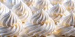 © Supittra - Collection of White Whipped Cream on Isolated Background for Culinary and Dessert Photography