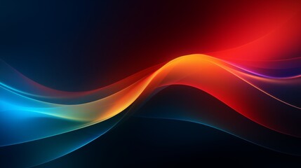 Wall Mural - abstract textural translucent background of blue red pink shades , on a black background waves on bl