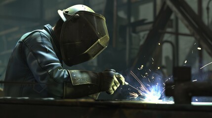 Welding in a Factory