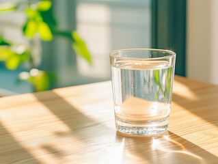 Wall Mural - water glass 