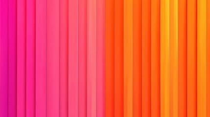 Wall Mural - vibrant orange and pink gradient, a dynamic abstract design featuring a smooth orange grain transiti