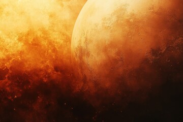 Wall Mural - a dark brown, orange, and black gradient background with a hint of light in the top-left corner.