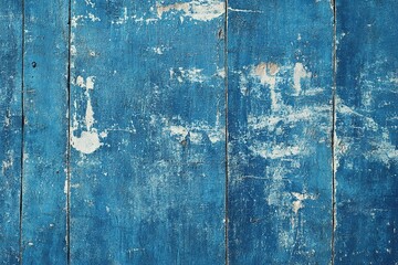 Poster - a blue background, a large white space in the center of the page, a vintage texture