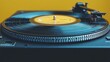 © Gayan - Record Player with Yellow Vinyl Album