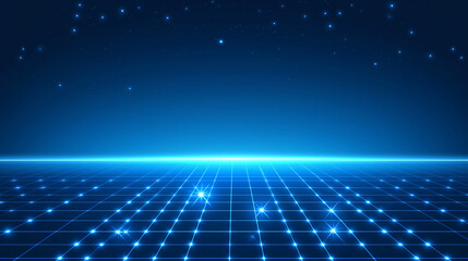 A blue grid with glowing lines on a dark background, a futuristic digital landscape
background, Ai