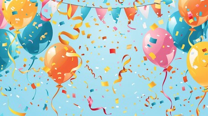 Vector_party_balloons_illustration._Confetti_and