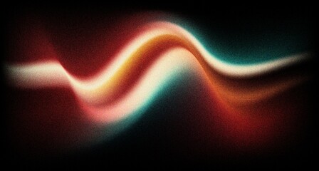 Poster -  Modern abstract blurred background and film grain texture, template with an elegant design concept, minimal style composition, Trendy Gradient grainy texture for your graphic design.