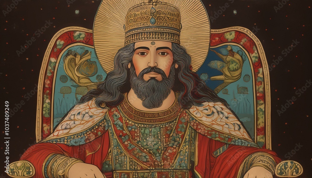 Cyrus the Great Stock Illustration | Adobe Stock