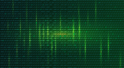 Binary code digital data and technology pattern background vector
