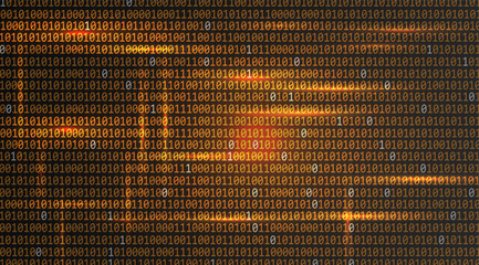 Binary code digital data and technology pattern background vector
