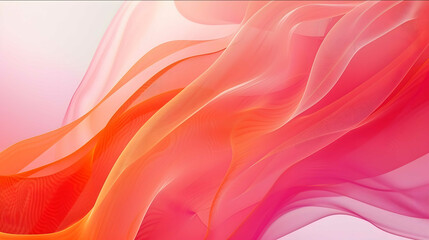 Simplerestrained minimalism and fluid momentum orange and red pattern on whitein the of light red and light pink gradients roundedneon andfluorescent.j.jpe