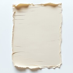 Unfolded piece of parchment antique paper background