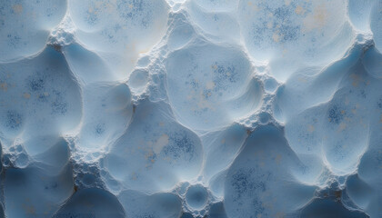 Wall Mural - seamless cold texture with realistic patterns in soothing blue tones and soft lighting