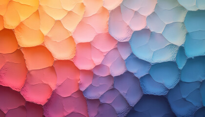 Wall Mural - seamless colorful texture with realistic patterns blending warm and cool hues under soft lighting
