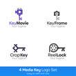 Key Shape Logo Template Set. Good for Business, Agency, Community and Organization