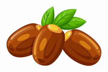 Sticker - Illustration of dates fruits