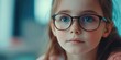 © Alexander Chaykin - Young Girl in Glasses, Portrait Style