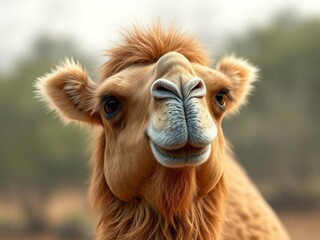 Photorealistic Funny Camel image