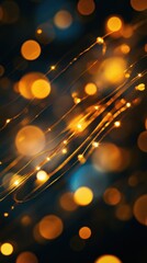 Fototapete - Colorful lights twinkle and swirl, creating a joyful and enchanting ambiance that captures the essence of holiday celebrations. Generative AI