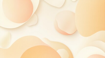 Wall Mural - Abstract Background with Smooth Shapes and Pastel Colors