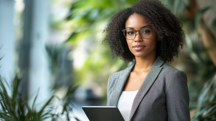 Sticker - Businesswoman in a Professional Environment