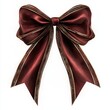 © ArtifyGraphy - Elegant red bow for gifts and decorations a touch of luxury and charm for any occasion