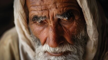 Sticker - Portrait of an Elderly Man