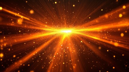 Poster - abstract fractal light background