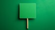 © Phatharaporn - Blank Green Sign on Green Background.