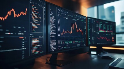 Aufkleber - Exploring ai-powered trading platforms a futuristic look into the evolution of market analysis and financial strategies