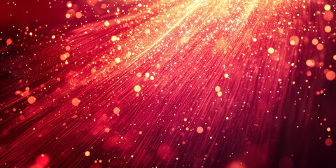Wall Mural - red background with a lot of sparkles. the background is very bright and shiny. christmas or new yea