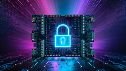  symbol of cybersecurity and data protection