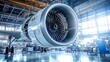 © สมเจตน์ หนูแก้ว - Exploring the intricacies of modern aircraft engines in a state-of-the-art maintenance facility a deep dive into aviation technology and engineering innovations