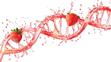 Strawberry DNA Splash