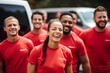 © Vorda Berge - Portrait of a smiling diverse moving crew