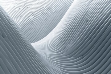 Wall Mural - abstract grey curved lines with textured surface