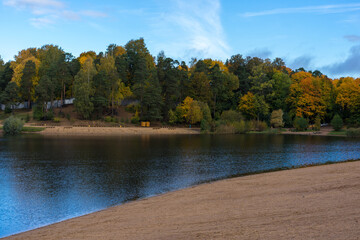 Wall Mural - autumn in the park