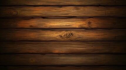 Wall Mural - Dive into a vibrant illustration showcasing a wooden plank with rich textures and vivid colors in a flat design.