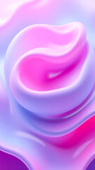 Canvas Print - abstract pink purple swirling surface