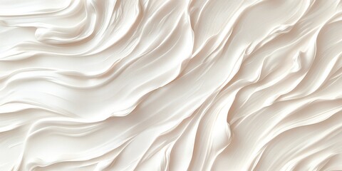 Wall Mural - abstract creamy background with smooth, flowing lines in a light, elegant design.